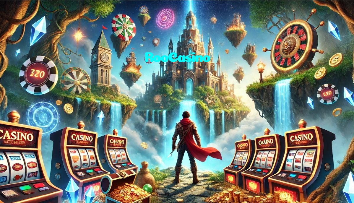 RooCasino casino presented on mobile device in Pakistan with slots and live games